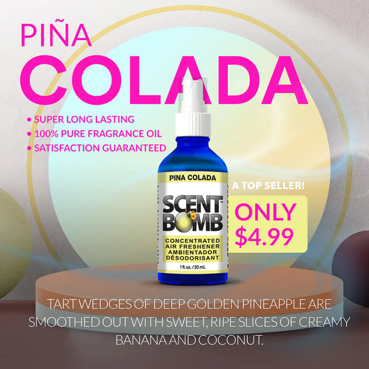 Scent Bomb Air Freshener Pina Colada 1oz Spray