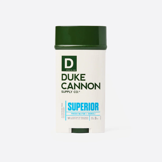 DUKE CANNON ALUMINUM-FREE DEODORANT: SUPERIOR