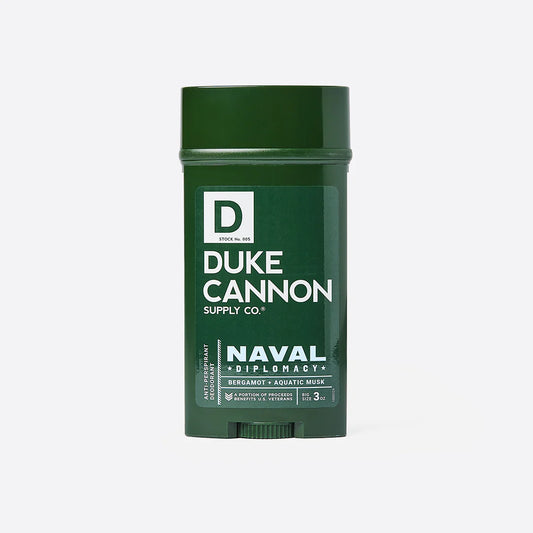 DUKE CANNON ANTI-PERSPIRANT DEODORANT 3OZ NAVAL DIPLOMACY