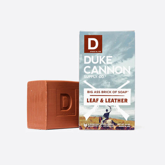 BIG ASS BRICK OF SOAP - LEAF AND LEATHER