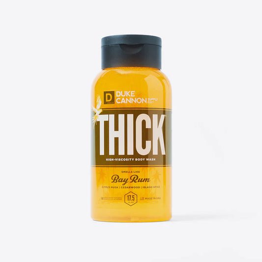 DUKE CANNON THICK HIGH VISCOSITY BODY WASH - BAY RUM 17.5 OZ