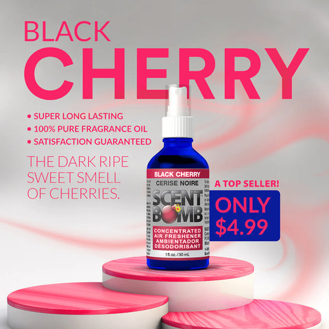 Scent Bomb Air Freshener Black Cherry 1oz Spray
