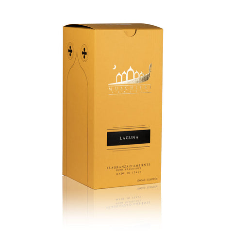 LAGUNA – 250ML REED DIFFUSER WITH STICKS by ﻿Muschieri Venezia