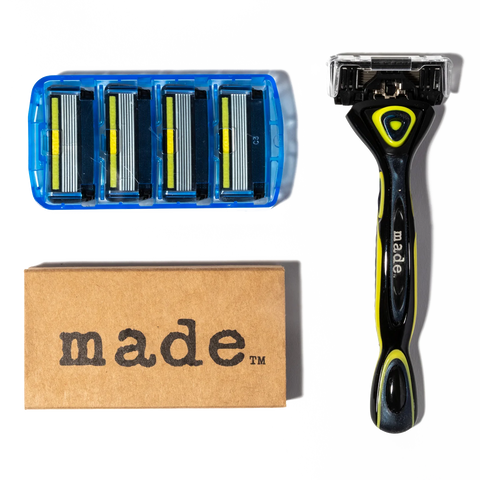 MADE. World Famous Razor W/ 4-Pack