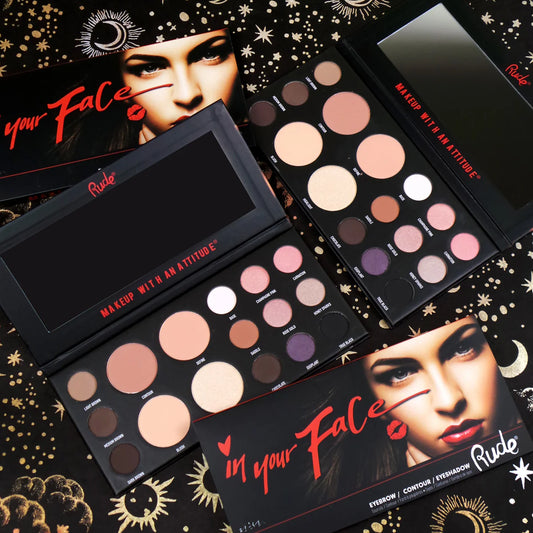 In Your Face 3-in-1 Palette by Rude Cosmetics
