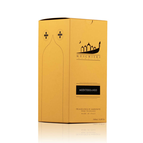 MEDITERRANEO – 250ML REED DIFFUSER WITH STICKS by ﻿Muschieri Venezia