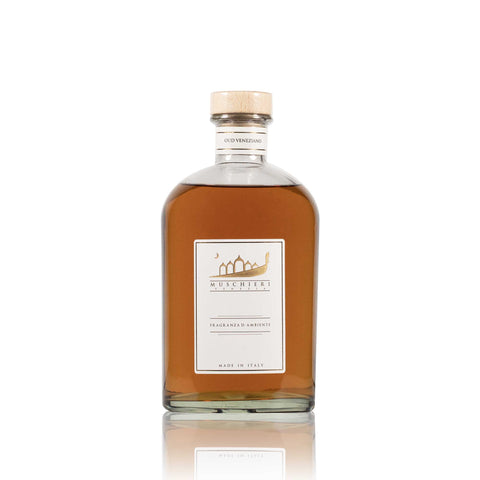 OUD VENEZIANO – 250ML REED DIFFUSER WITH STICKS by ﻿Muschieri Venezia